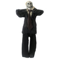 Sunstar Skull Man Light-Up Animated Hanging Halloween Decoration - 43 in x 15 in