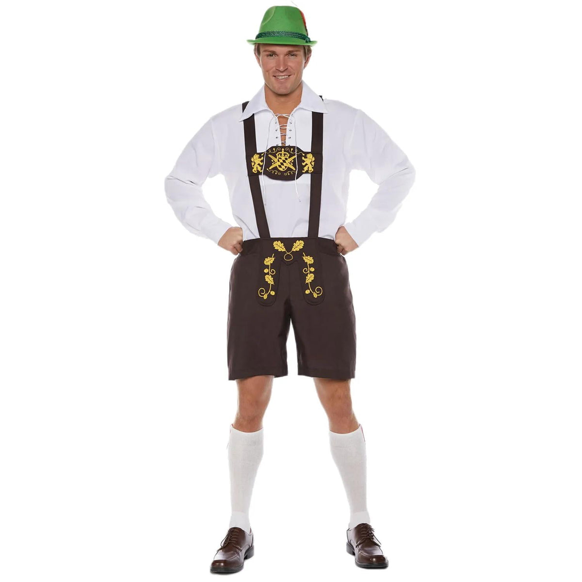 Underwraps Men's Lederhosen Costume - Size 2X