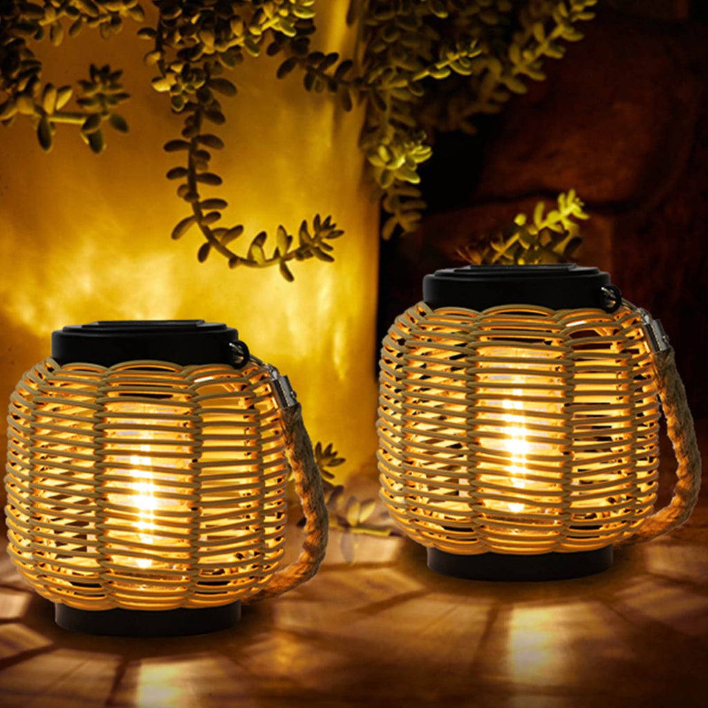 Vikakiooze Outdoor Solar Light Hanging Lanterns, Durable