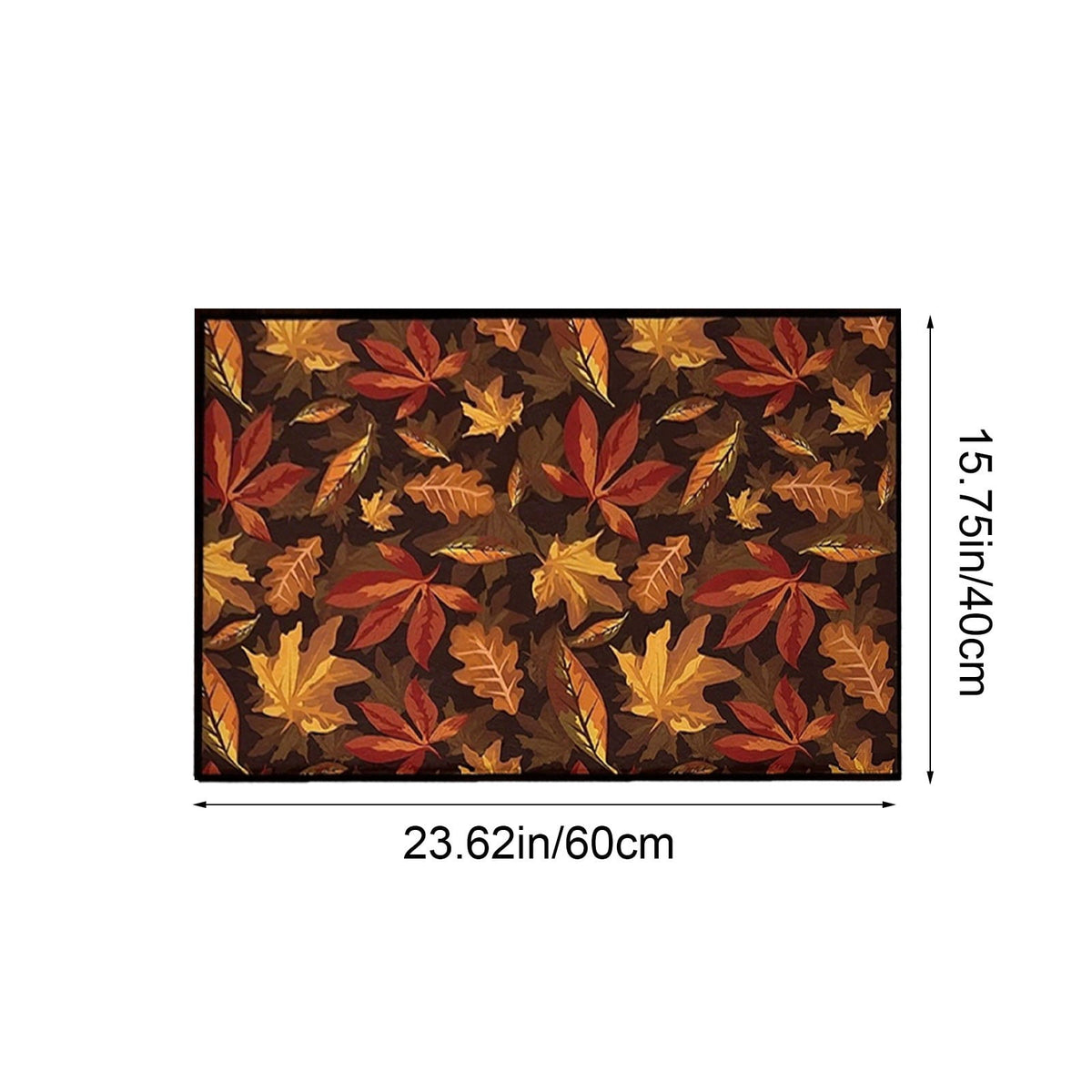 Autumn Door Mat for Entryway, 16x24 Inch, Fall-Themed Floor Doormat for Home Decor, Non-Slip Rug Mat for Living Room, Kitchen, Bedroom, Gifts for Fall Lovers (E)