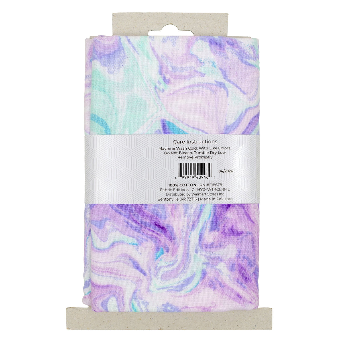 Half Yard 100% Cotton Watercolor Texture, Multicolor, 42" Wide for Sewing & Crafting by Fabric Editions