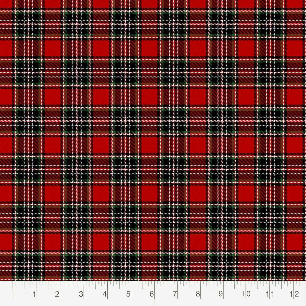 Create It 18"x21" Cotton Flannel Plaid Precut Sewing & Craft Fabric Bundle, Red 5 Piece