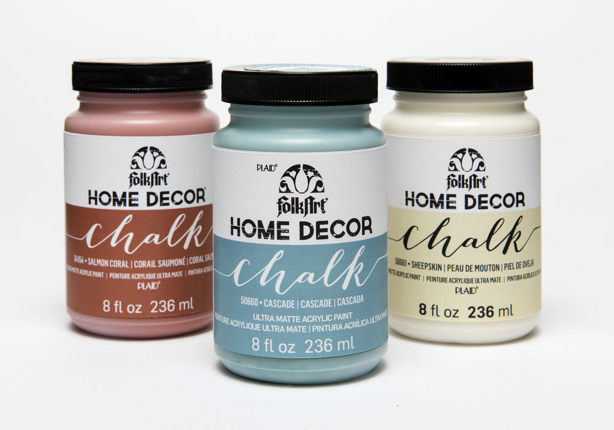 FolkArt Home Décor Chalk Acrylic Craft Paint, Sheepskin, Ultra Matte Finish, 8 fl oz