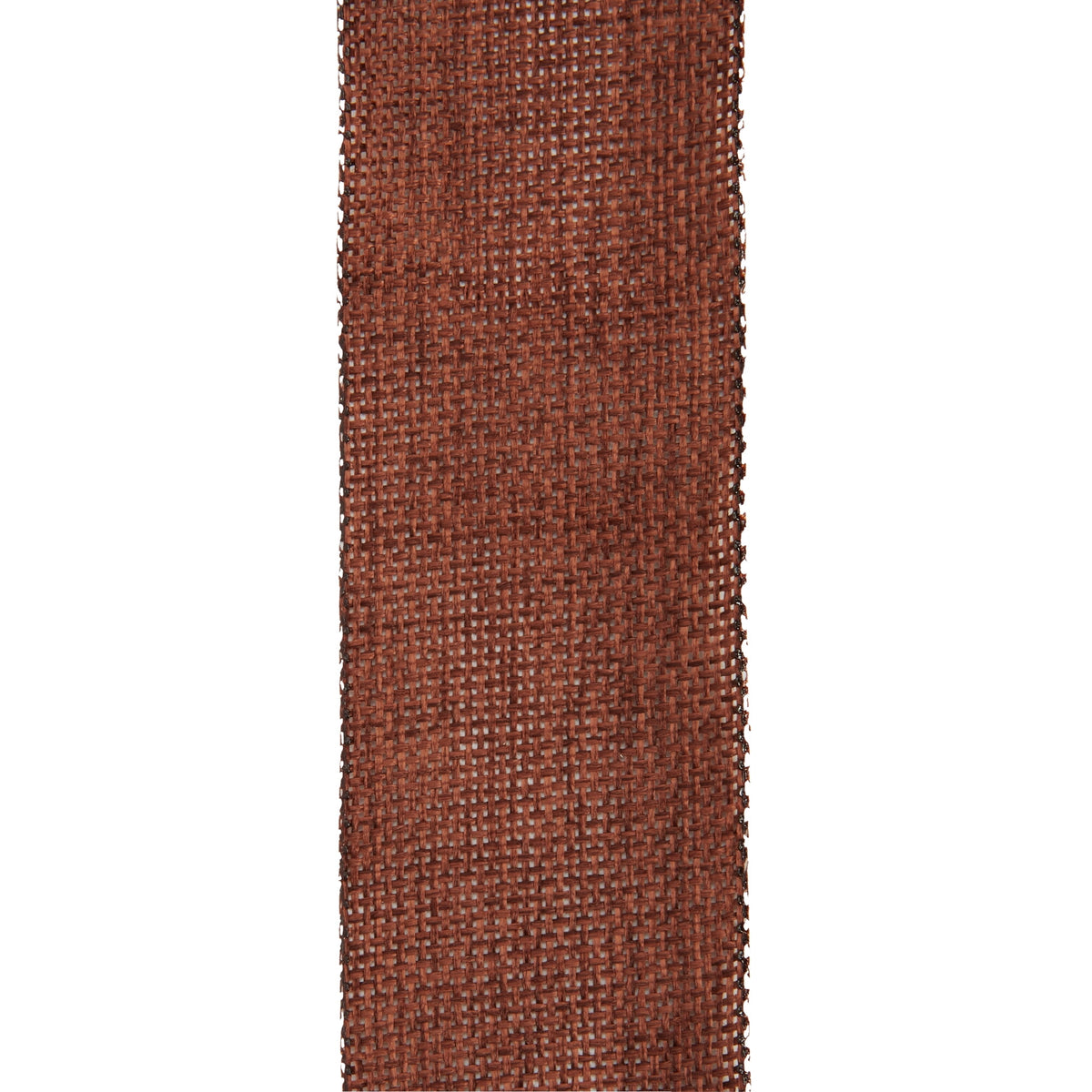 Offray Ribbon, Torrid Orange 1 1/2 inch Woven Burlap Woven Ribbon, 9 feet