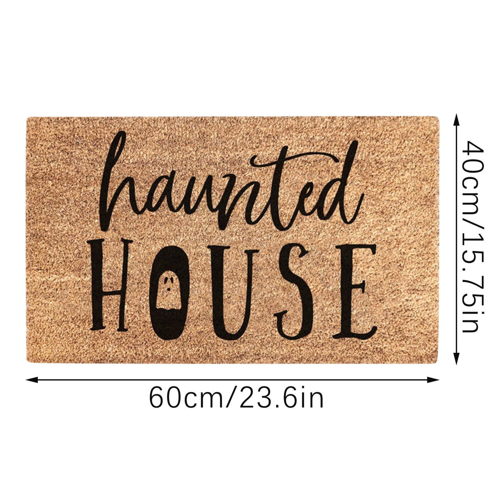 ZToonmas 15" x 23" Vintage Halloween Rugs, Halloween Horror Print Outdoor Rugs Floor Mat Hallway Kitchen Foot Mat Soft Non-Slip