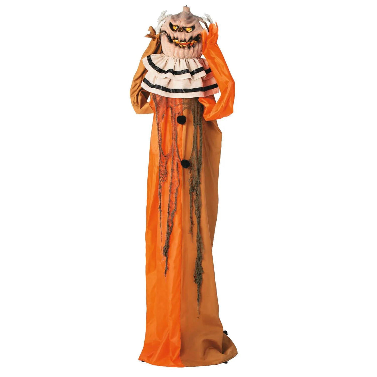 ATC 5 Ft. 10" Animated Standing Pop-Up Pumpkin Man Halloween Decoration