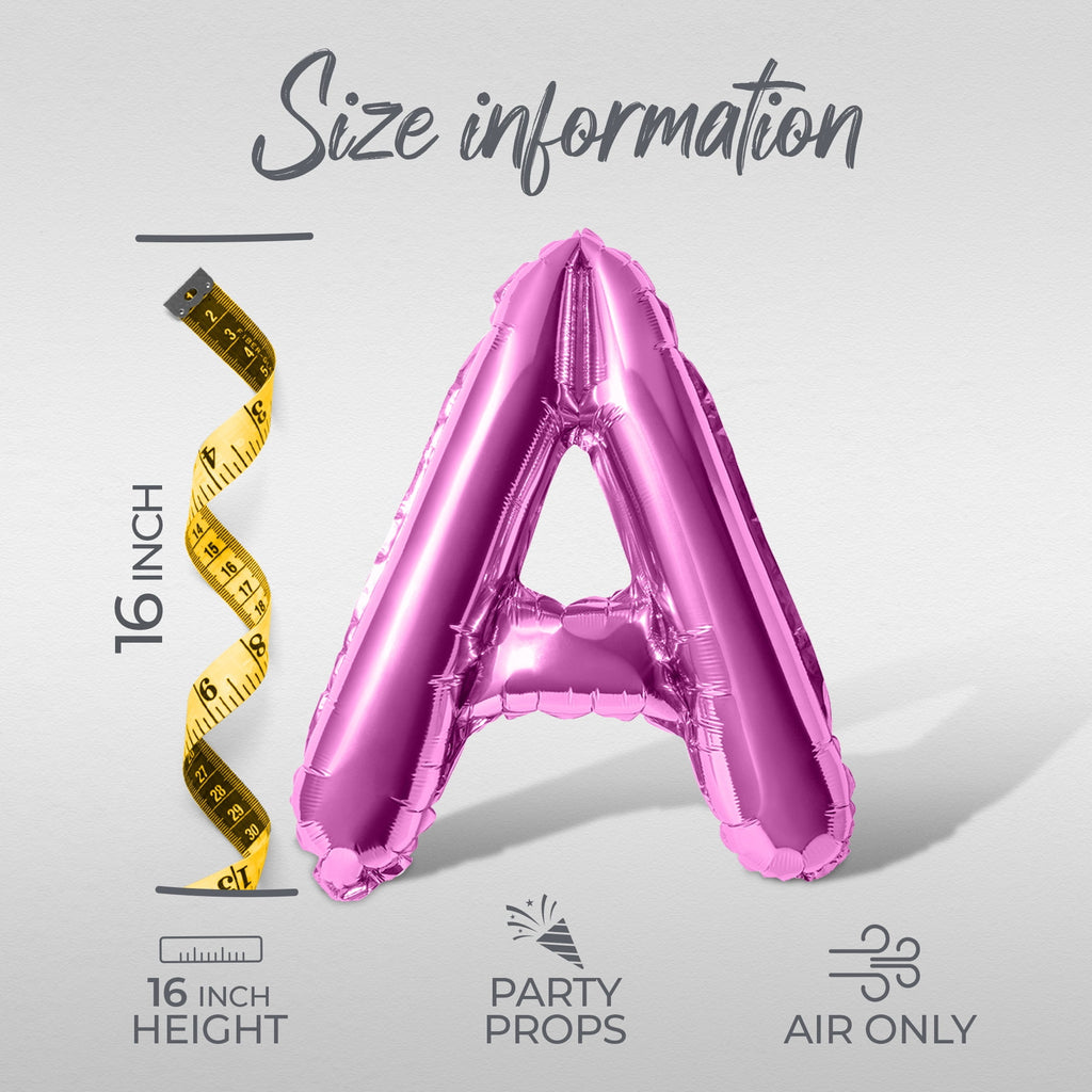 Letter Balloons - WITCH CROSSING 16" Inch Alphabet Letters Foil Mylar Balloon Halloween Party Banner (Gold)