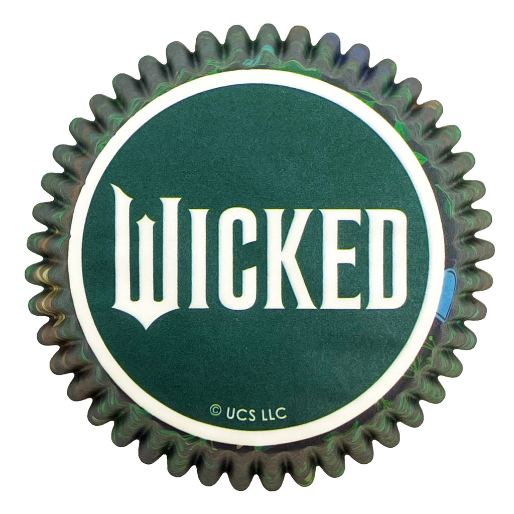 Wicked Elphaba Cupcake Liners, Green, 24 Count