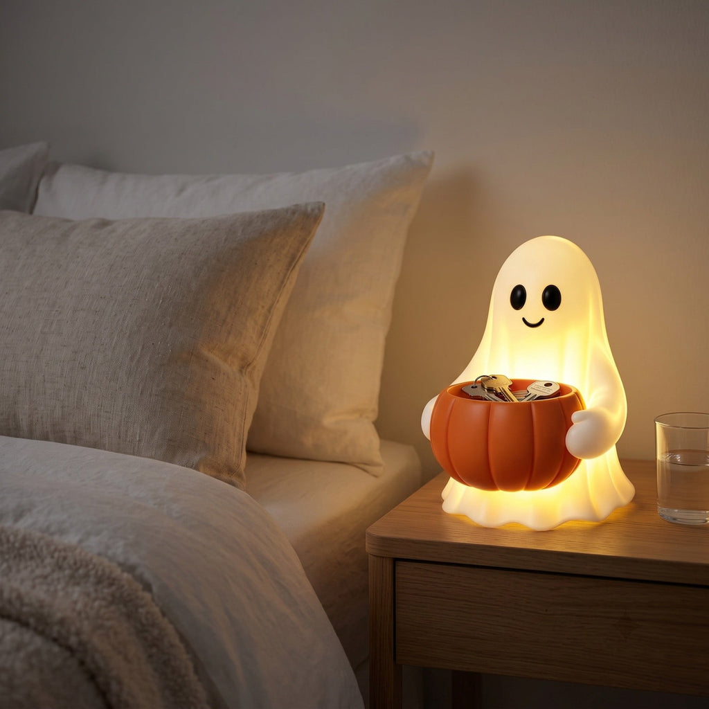 XGFHYJEH Halloween Decorations LED Candle Lights, 3pc Pumpkin Lantern, Halloween Indoor Decor, Halloween Table Decoration Ornament for Home Room Party