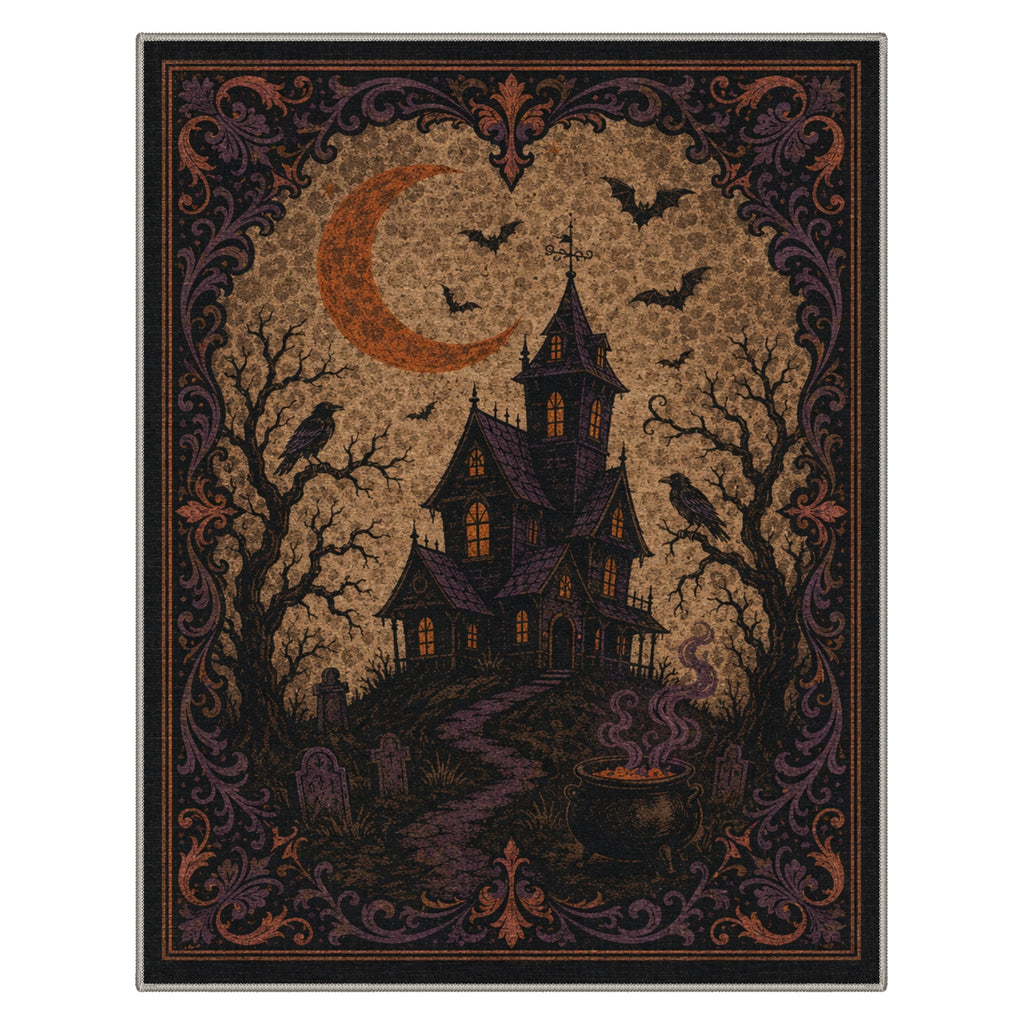 GENIMO 2'x7' Halloween Runner Rug, Washable Non Slip Soft Farmhouse Pumpkin Indoor Outdoor Hallway Runner for Porch Patio Kitchen Entryway, Vintage Sepia