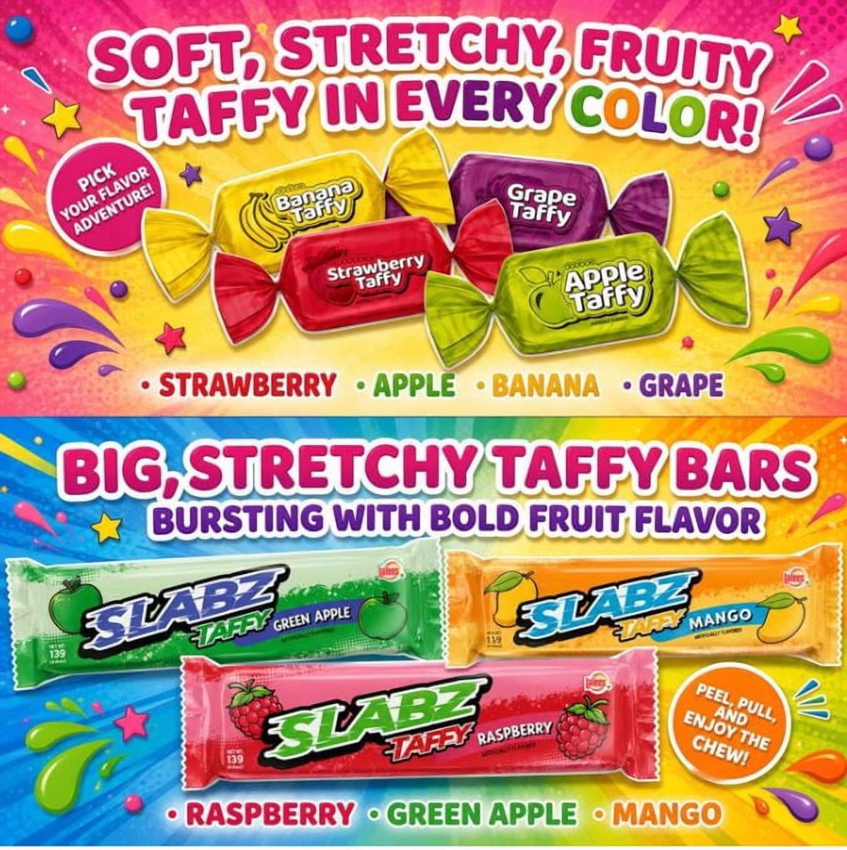 Dooboe Assorted Candy Mix, 8 lb Bulk Individually Wrapped Candy Variety Pack for Piñatas, Halloween, Parades, Goodie Bags, Candy Bowls, Party Favors & Events