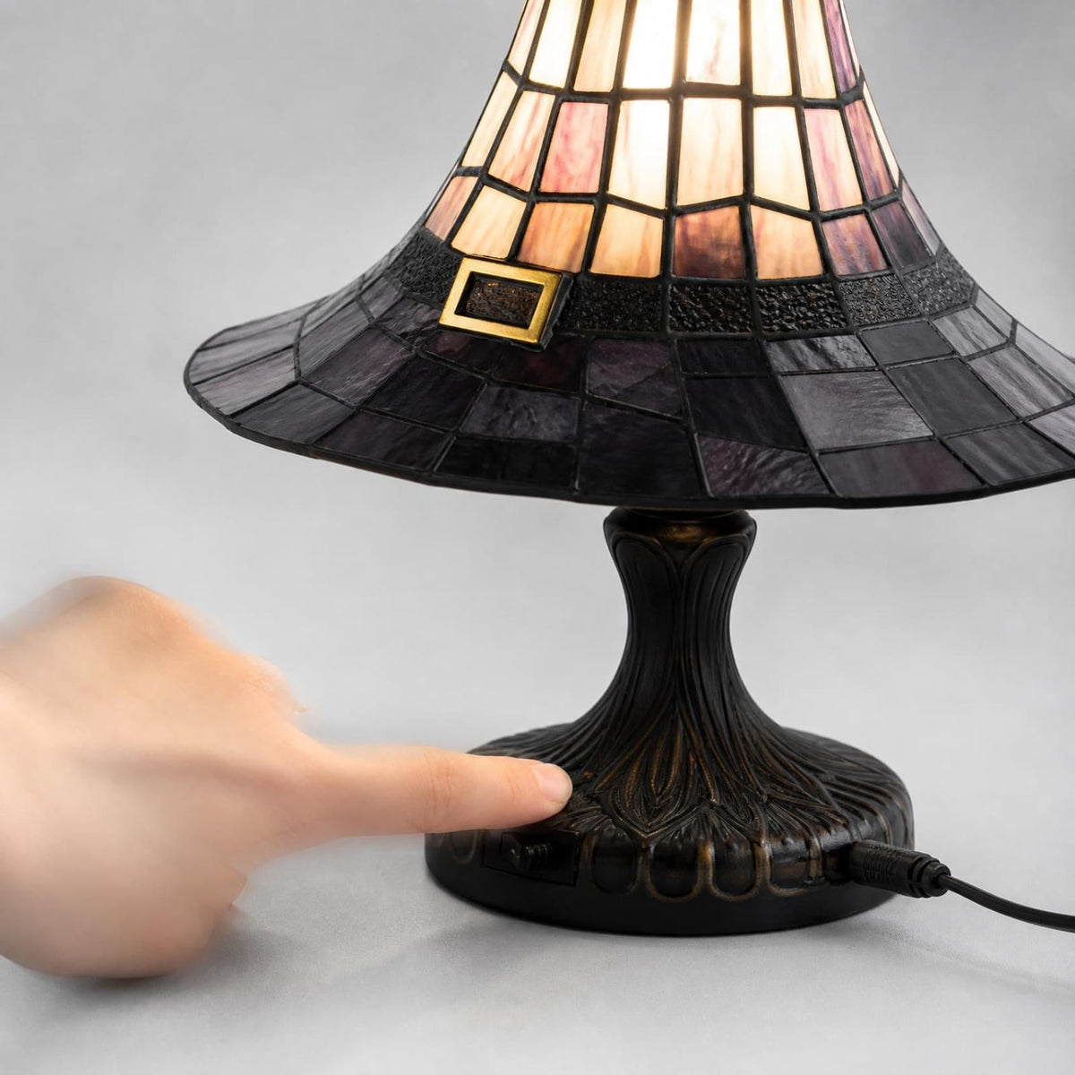 Halloween Decor Witch Hat Lamp, LED Halloween Night Light, Halloween Decorations Indoor, Witchy Decor for Shelf Mantel Table, Gothic Home Decoration