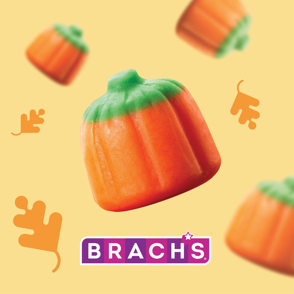 Brach's Mellowcreme Pumpkins Candy, Halloween Candy, Fall Treats, 30 Ounce Bag