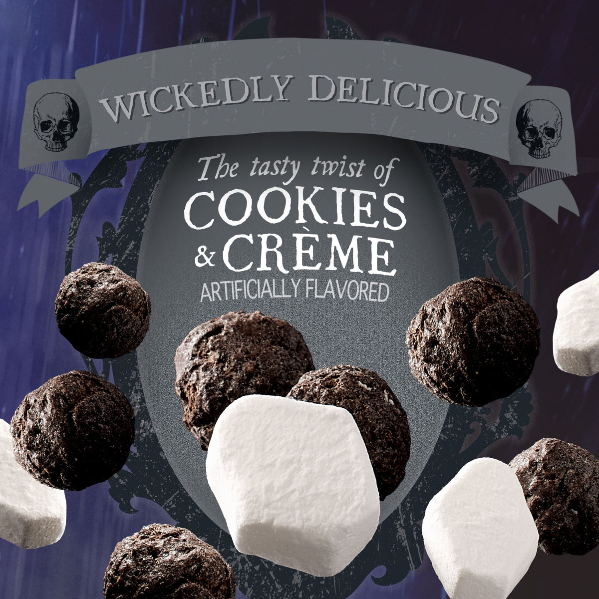 Kellogg's Cookies and Crème with Marshmallows Cereal Pouches, Whole Grain, 9 oz, 20 Count