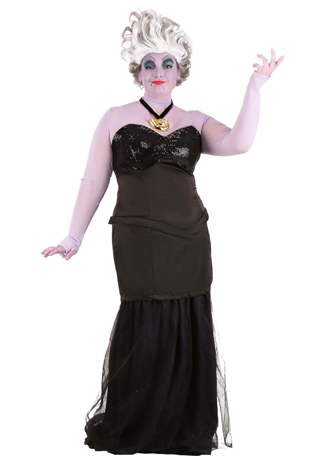 Women's Plus Size Little Mermaid Ursula Prestige Costume
