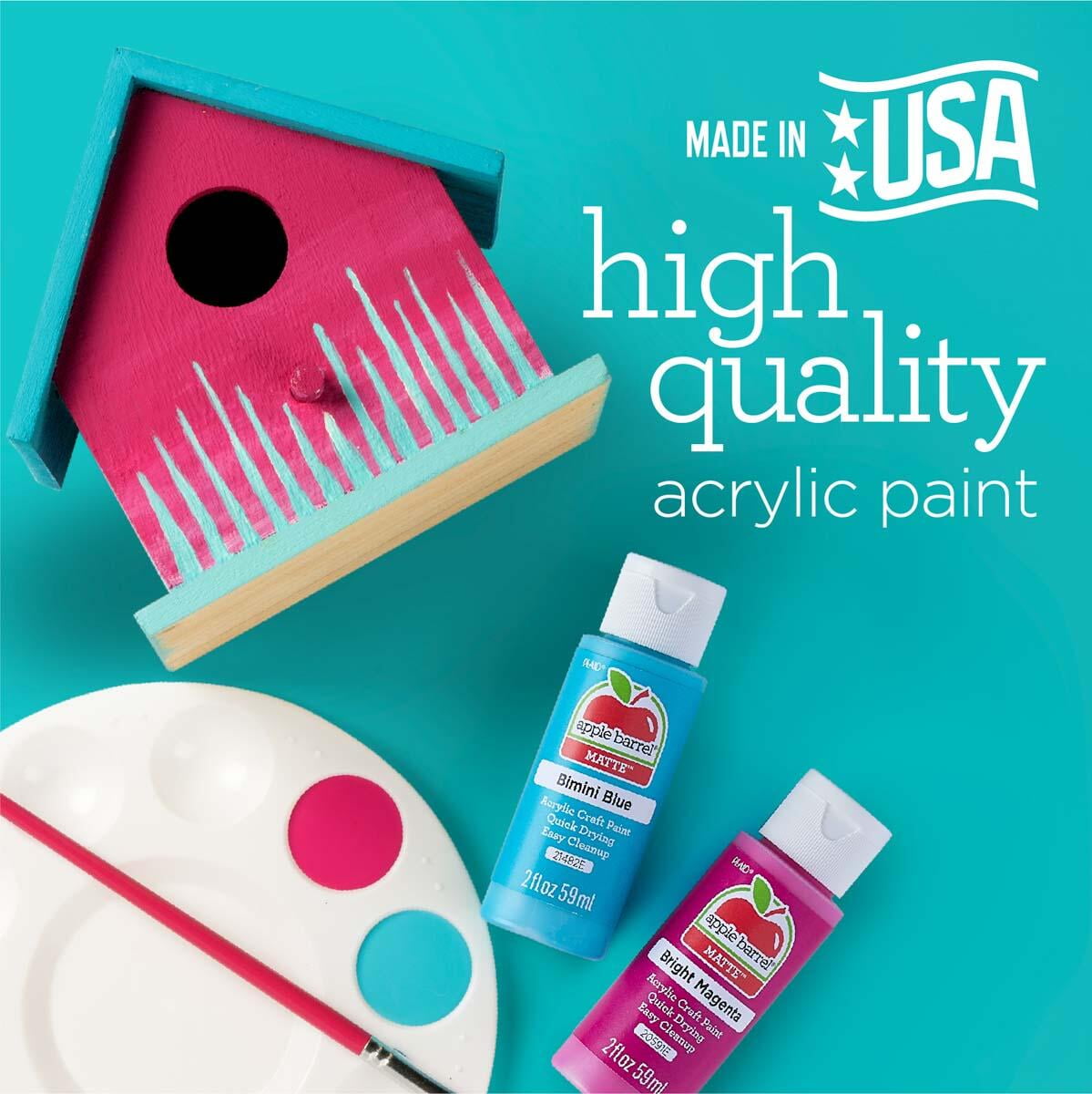 Apple Barrel Acrylic Craft Paint, Matte Finish, Pumpkin Orange, 2 fl oz