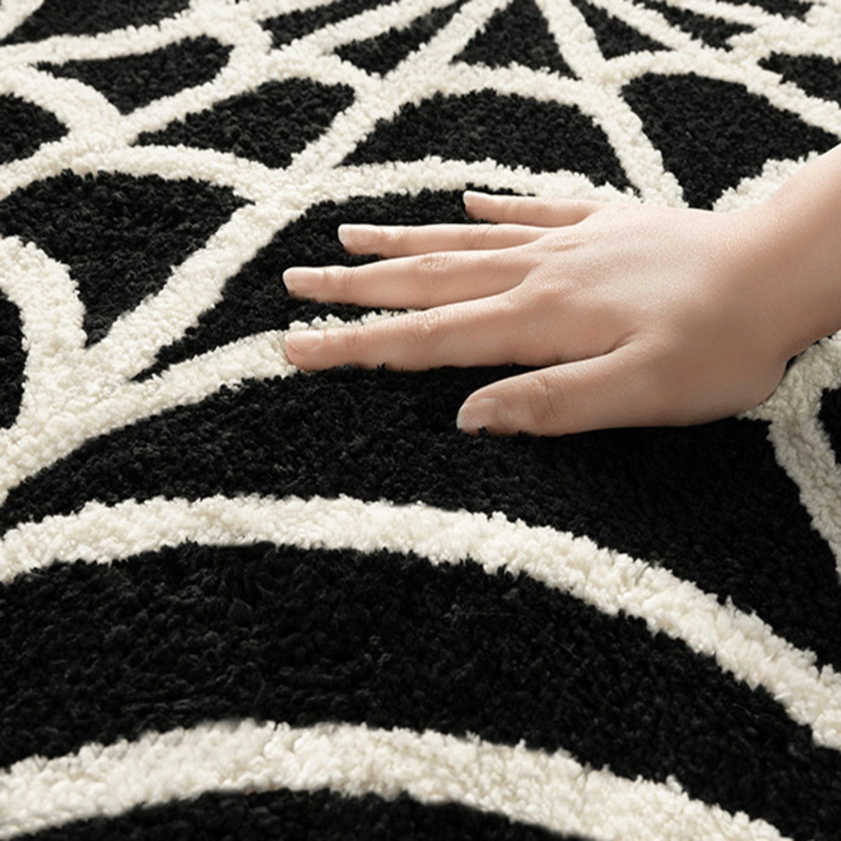 Spider Web Spooky Gothic Cute Fun Halloween Floor Mat Halloween Doormat, Spider Web Bath Mat Fall Thanksgiving Rugs for Indoor Outdoor Entrance Home Bathroom Living Room Decor