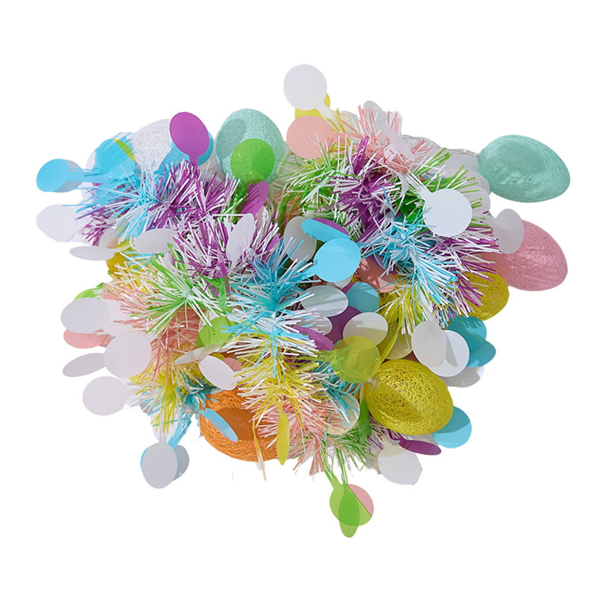 AZXY Easter Eggs String Lights, 7ft 10-LED USB Pastel Globe Lights, Indoor & Outdoor Spring Decor for Classroom, Dorm, Party, Patio, Garden, and Tree